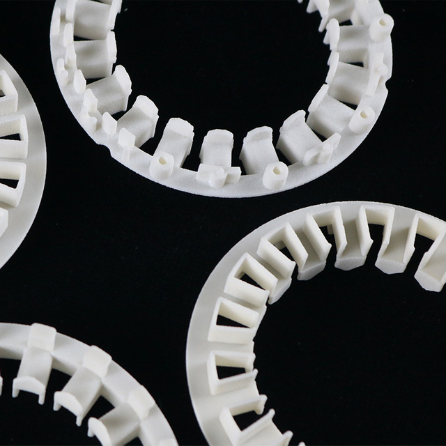 SLS-Lagersitz aus weißem Nylon